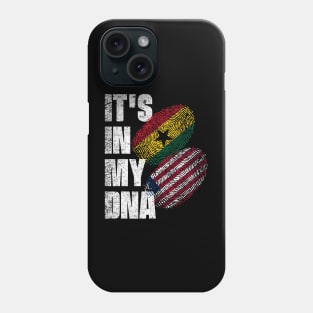 Liberian And Ghanaian Mix DNA Heritage Flag Phone Case