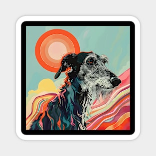 Scottish Deerhound in 70's Magnet