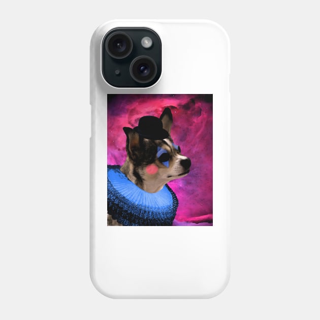 Circus Chihuahua in Space Phone Case by Loveday101