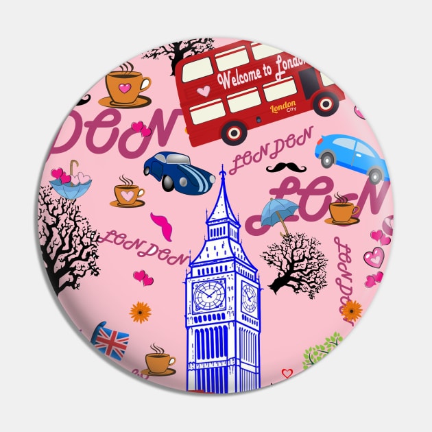 Love London Pin by SD.Roxx