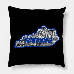 Kentucky Street Style Basketball Pillow