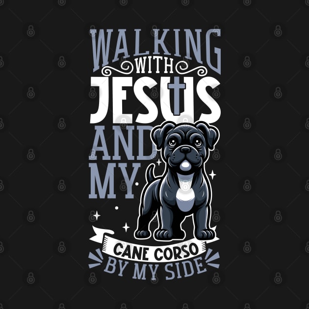 Jesus and dog - Cane Corso by Modern Medieval Design