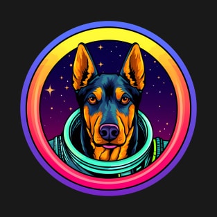 Beauceron Cosmic Space Dogs Galaxy Astronaut T-Shirt