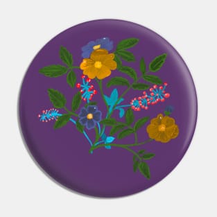 Wildflowers Pin