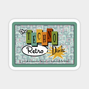 TechnoRetro Dads Logo Magnet