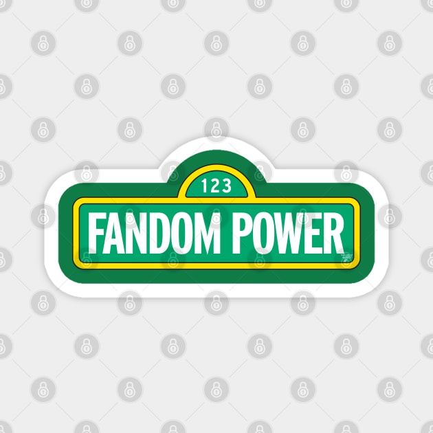 Fandom Power (Sunny Days) Magnet by Fandom Power Podcast Merch Shop