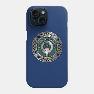 Clan Gordon Crest & Tartan Knot Phone Case