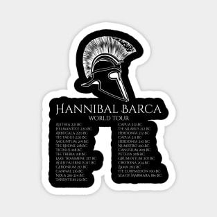 Hannibal Barca World Tour Magnet