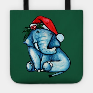 Christmas Elephant Tote