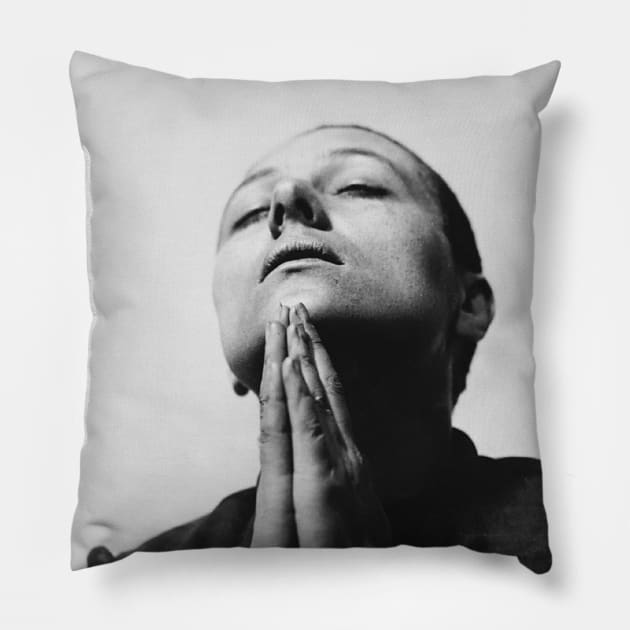 Renee Jeanne Falconetti / Joan of Arc Pillow by SILENT SIRENS