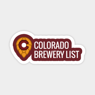 Colorado Brewery List - Logo Dark Magnet