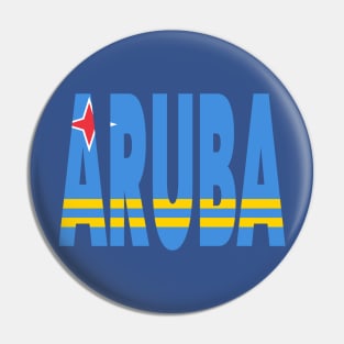 Aruba - Flag overlay on ARUBA Pin