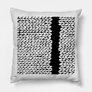 Missing Knit On Side Pillow