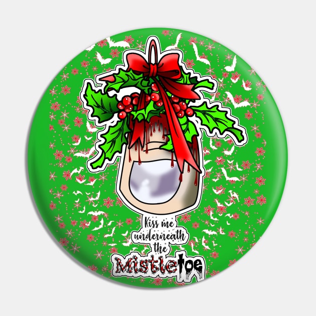 MistleToe Pin by Tookiester