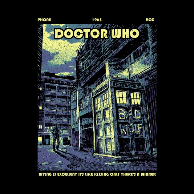 Doctor Who Night Vibe Retro by Joker Keder