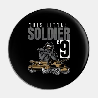 9 Soldier Camouflage Pin