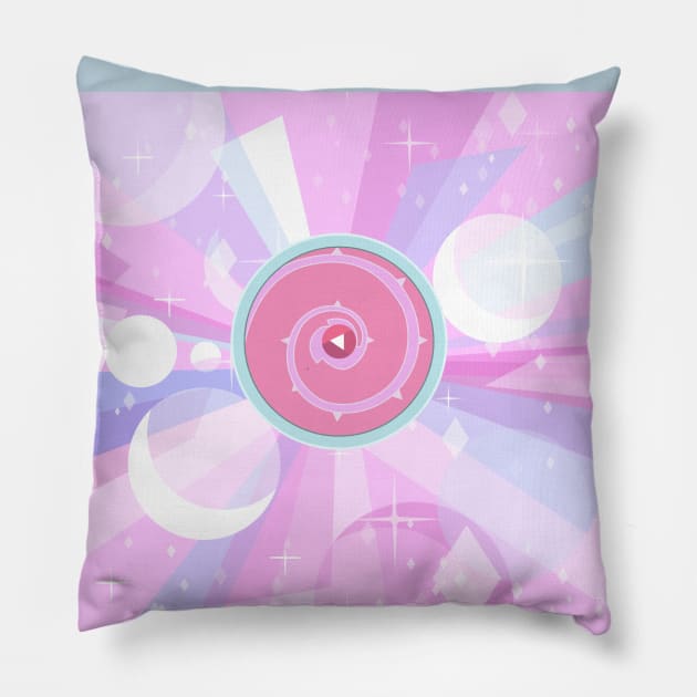 Rose's Shield Pillow by AshAroha