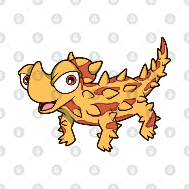 Kawaii thorny devil by Modern Medieval Design