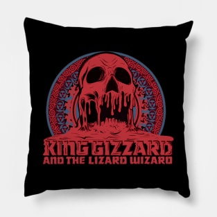 Skull Red Pillow