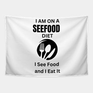 foodies funny slogan Tapestry