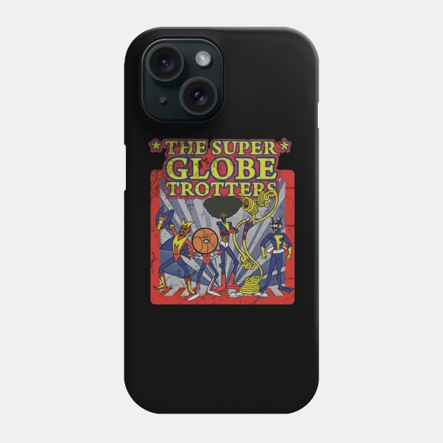 Cartoon Super Hero Basketball Team Phone Case by Tricera Tops