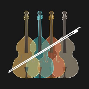 Vintage colorful violin T-Shirt