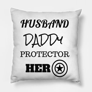 husband daddy protector hero,fathers day Pillow