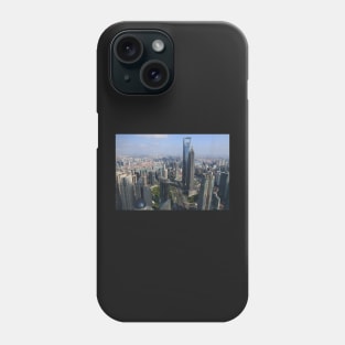 shanghai bird's view Phone Case