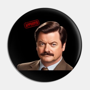 Ron Approves Funny Meme Pin