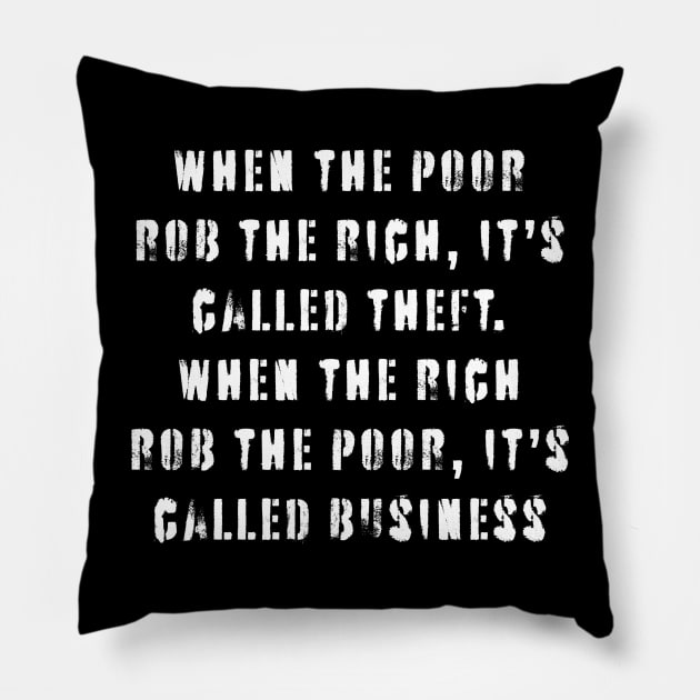 Anti Capitalist Pillow by n23tees