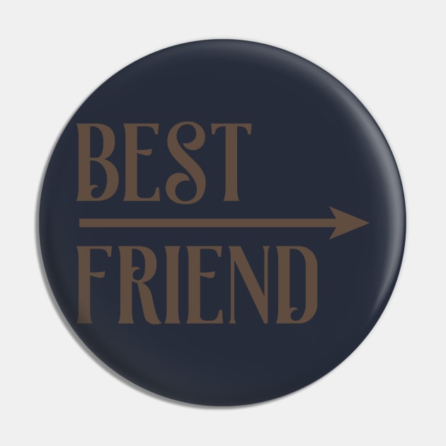 Best friend Pin by Design301