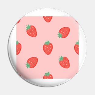 Nana anime strawberry pattern Pin