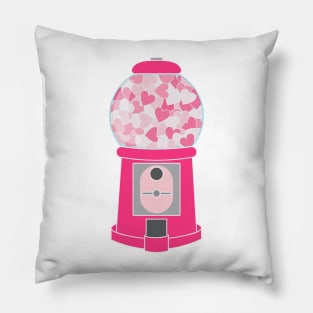 Heart Gumball Machine Design Pillow