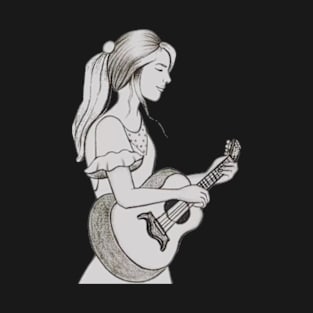 girl and guitar T-Shirt