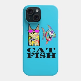 graffiti catfish 77 Phone Case