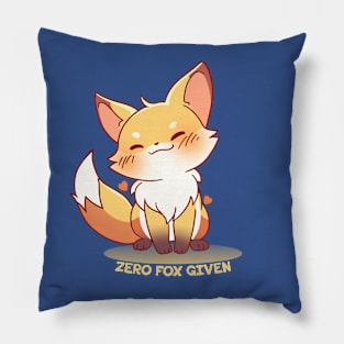 Zero fox given Pillow