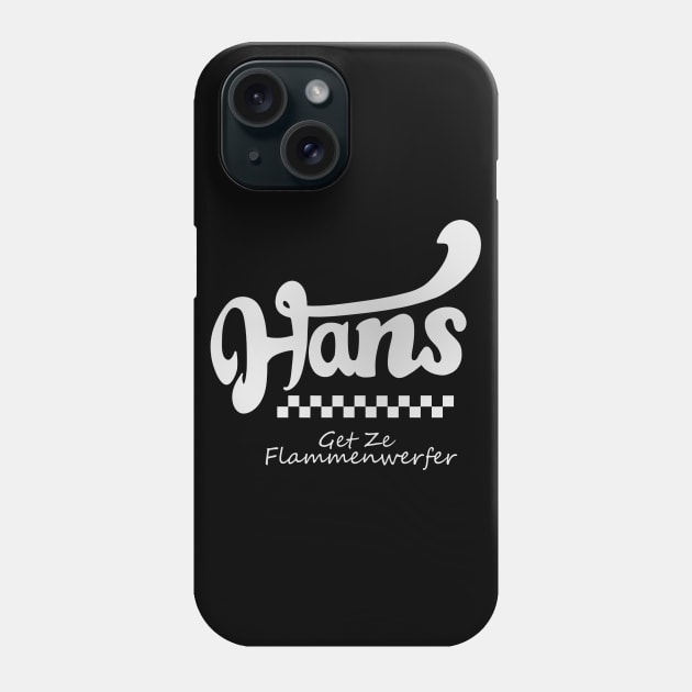 Hans (w/b) Phone Case by Kaijester