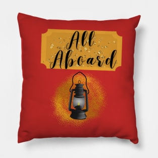 All Aboard Pillow