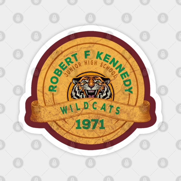 Robert F Kennedy Junior High School Wildcats Magnet by kennethketch