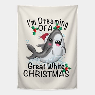 I'm Dreaming Of a Great White Christmas Tapestry