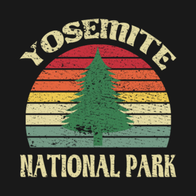 Disover yosemite national park retro - Yosemite - T-Shirt