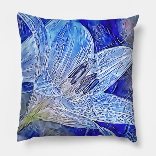 Ice Lily Pillow