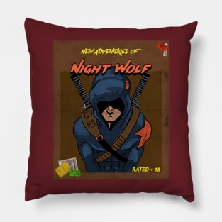 The adventures of Night Wolf Pillow