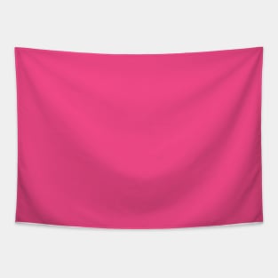 French Rose Pink Plain Solid Color Tapestry