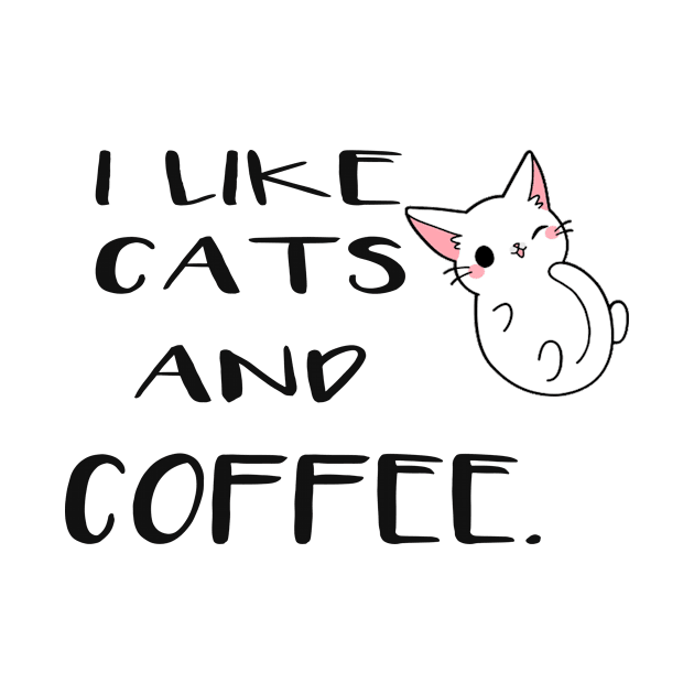 I like cat and coffee by Adel dza