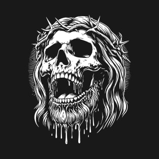 Jesus Skull, Halloween Costume, Religious T-Shirt