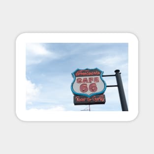 Route 66 sign for Cruisers Bar and Grill Magnet