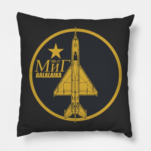 Mig-21 Balalaika Pillow by TCP