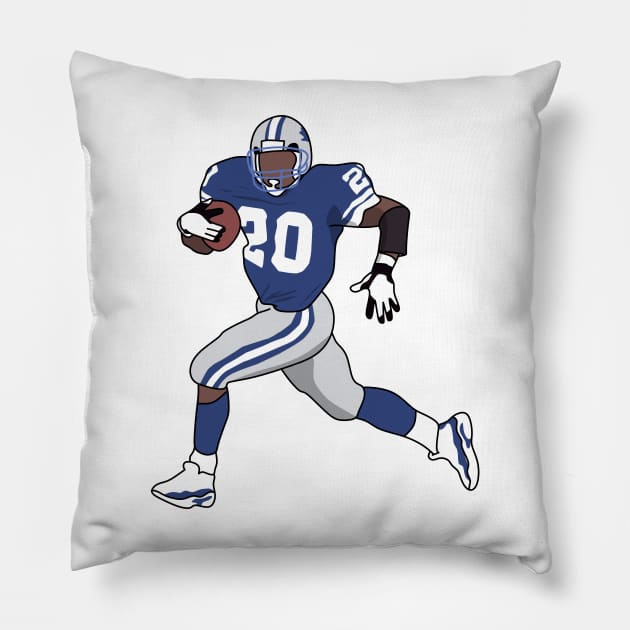 sanders the number 20 Pillow by rsclvisual