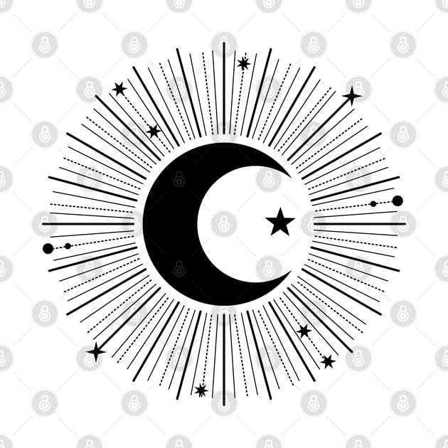 Astrological Moon Logo by TaliDe